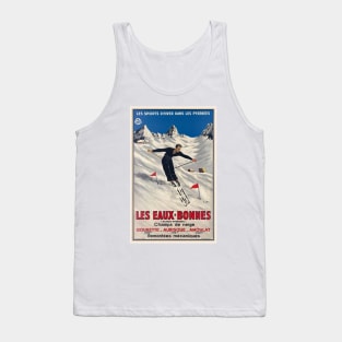 Les Eaux-Bonnes France Vintage Poster 1935 Tank Top